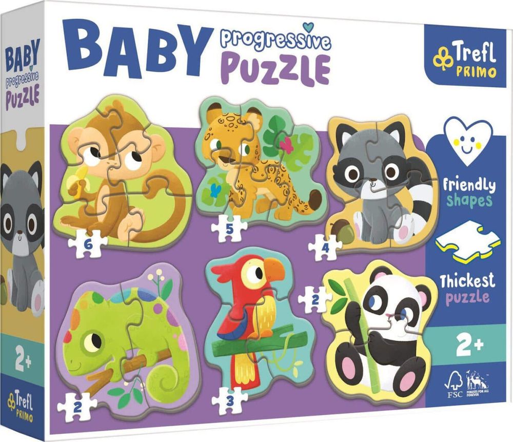 Παιδικό Puzzle Exotic Animals 22Pcs Για 2+ Ετών Trefl - skroutz.com.cy