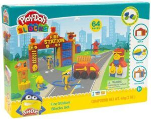 Play-Doh Blocks Fire Station Blocks Set Bld-3405 - toys cyprus - skroutz cyprus