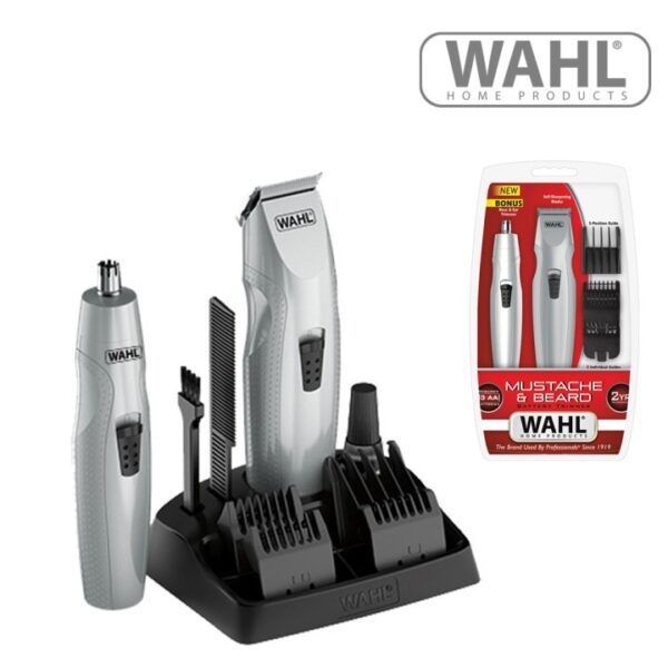 WAHL Σετ Τριμμερ Μπαταρίας για Μούσι/ Μουστάκι & Τριμμερ Μύτης/Αυτιών/Φρυδιών 5606-308