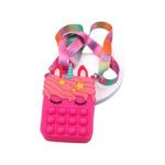 Bag For Kids Rainbow Pop Push Bubbles Cute Unicorn Silicone Creative Violet - skroutz cyprus