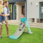 HOMCOM 2 in 1 Kids Slide with Basketball Hoop 18 months 4 Years Old Deer Blue 331-009 | Milo Toy Shop | Skroutz Cyprus Toy Shop
