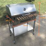 Φουκού Κύπρου με 11 σούβλες – Deluxe Rotisserie Charcoal Grill