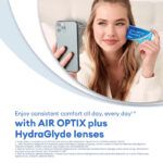 6 Μηνιαίοι Μαλακοί Φακοί Επαφής Μυωπίας Air Optix Plus HydraGlyde της Alcon - airoptix contact lenses cyprus - skroutz cyprus lenses