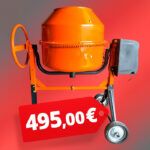 Ηλεκτρική μπετονιέρα 200LT Electric Concrete Mixer για οικοδομικές εργασίες, ισχυρή και ανθεκτική κουκρομηχανή διαθέσιμη στην Κύπρο από την αποθήκη Skroutz Ανθούπολη