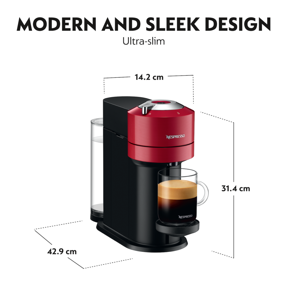 Nespresso Vertuo Next coffee machine by Nespresso μηχανή καφέ / καφετιέρα Cherry Red