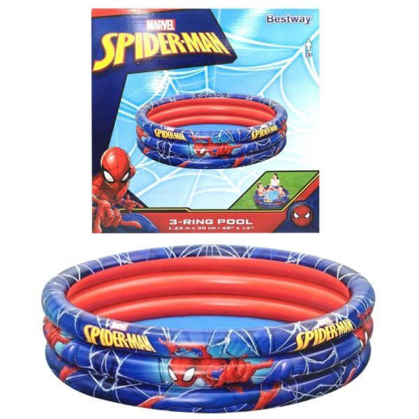 ΠΙΣΙΝΑ ΦΟΥΣΚΩΤΗ SPIDERMAN 122x30cm BestWay