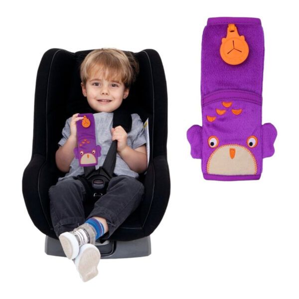 SnooziHedz Seatbelt Pad Ollie – Μαξιλαράκι Ζώνης με Θήκη & Trunki Grip για Παιδιά