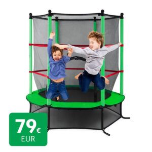 4.5ft Τραμπολίνο Ozzy για παιδιά με δίχτυ ασφαλείας, ιδανικό για μικρούς χώρους, διαθέσιμο στην Κύπρο από την αποθήκη Skroutz Ανθούπολη