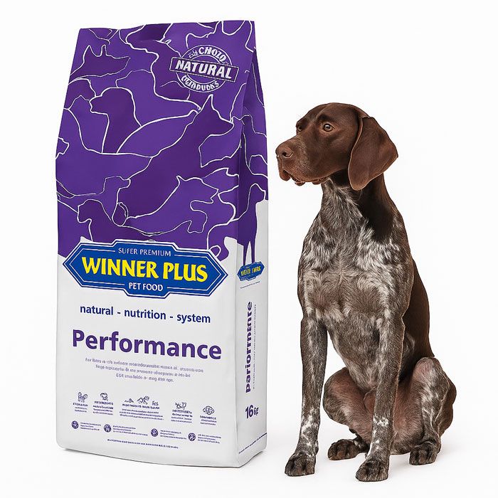 Winner Plus Super Premium Performance 18 kg for very active dogs | winner plus cyprus performance