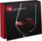 Vacu Vin 68897606 Experience Wine Set - Wine Pump Wine Pourer Waiter's Knife Replacement Stopper Black - skroutz cyprus