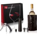 Vacu Vin 68897606 Experience Wine Set - Wine Pump Wine Pourer Waiter's Knife Replacement Stopper Black - skroutz cyprus