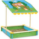 Peppa Pig Αμμοδόχος με Σκεπή (118x118x118cm) Αμμοδόχοι Παιδικής Χαράς | Skroutz Cyprus | Toyshop Cyprus