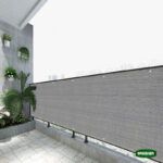 Grasher 103833 Κάλυμμα Μπαλκονιού Γκρι 1.2x6m | Skroutz Κύπρου