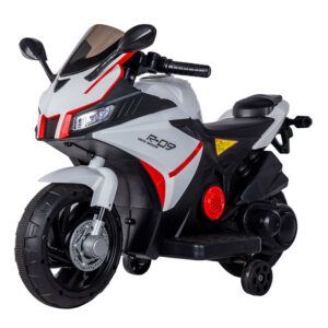 6V Ηλεκτρική Μηχανή για Παιδιά BZ1166B Άσπρη – Ρεαλιστικός Σχεδιασμός & Ασφαλής Οδήγηση | παιδικές μηχανές | κατάστημα παιχνιδιών λακατάμια