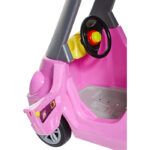 Roof Car Pink Παιδικό Ποδοκίνητο Αυτοκίνητο με Μουσική και Ανθεκτική Κατασκευή | Skroutz Toy Shop Nicosia