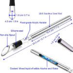 3-in-1 Stainless Steel Wine Chiller Stick with Aerator and Pourer Rapid Iceless Wine Cooler Wine Bottle Cooling Rod | Skroutz Cyprus