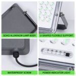 Ηλιακό Φωτιστικό Εξωτερικού Χώρου LED KAOKEY – 910 Lumen IP65 Ισχυρός Φωτισμός & Αδιάβροχη Προστασία | Skroutz Cyprus | Solar Light Cyprus