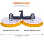 Solar Panel Cleaning Brush (Dual Brush) 7.5M | Skroutz Cyprus | Βούρτσα Καθαρισμού Φωτοβολταϊκών