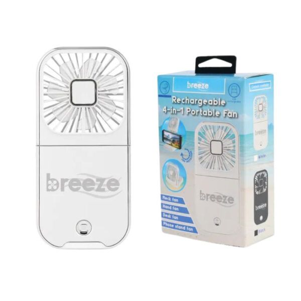 Breeze Rechargeable 4-in-1 Neck Fan 5w | Skroutz.com.cy