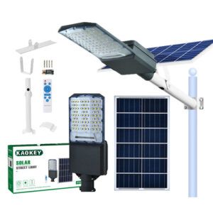KAOKEY Ηλιακός LED Φωτισμός Δρόμου 5200LM – Υψηλής Απόδοσης Super Φωτεινότητα Αδιάβροχο IP65 για Επαγγελματική Χρήση | Skroutz.com.cy