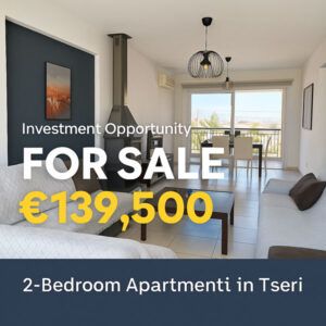 INVESTMENT OPPORTUNITY – Modern 2-Bedroom Apartment in Tseri Nicosia
