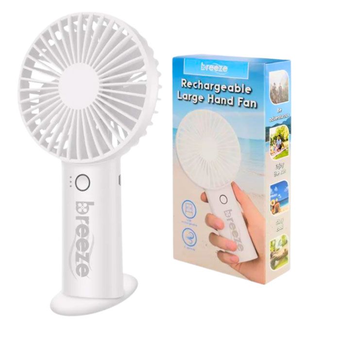 Breeze Rechargeable Handheld Fan 45w | Skroutz.com.cy