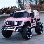 Jeep Rubicon 4x4 Ροζ – Διθέσιο Ηλεκτροκίνητο Όχημα Περιπέτειας με Στυλ! 12V | 2 Θέσεις | Γονικός Έλεγχος | Skroutz Toy Shop Cyprus