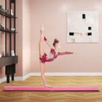 2.4M 8FT Gymnastics Folding Balance Beam Home Gym Training Exercise Sports - Pink | Toy shop Cyprus | Skroutz Toys Cyprus