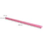 2.4M 8FT Gymnastics Folding Balance Beam Home Gym Training Exercise Sports - Pink | Toy shop Cyprus | Skroutz Toys Cyprus